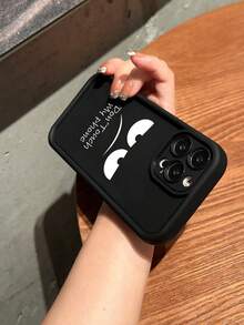 竹龍時尚卡通表情防摔手機殼，適用於iPhone - 彩色 - 查看 3