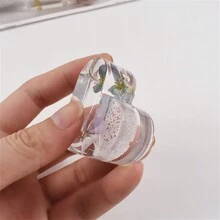 1pc Clear Glue Crystal Cloud Shaped Silicone Mold For Diy Resin Crafts Card Holder/photo Display Stand