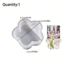 1pc Clear Glue Crystal Cloud Shaped Silicone Mold For Diy Resin Crafts Card Holder/photo Display Stand