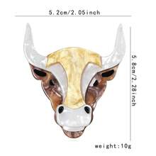 1 Miếng Acrylic Thủ công Con bò Hình dạng Hoạt hình Trâm cài , Đúng mốt Kim băng Đối với Trẻ em Quần áo Phụ kiện , Tất cả các mùa - Nhiều màu - Xem 6