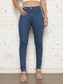 Women Jeans - Baby Blue - View 3