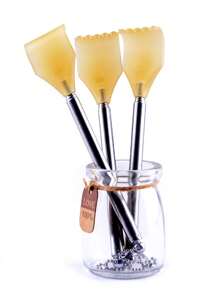 頭部抓癢器，1入组背部抓癢器手動四節可伸縮輔助棒身體瘙癢抓癢工具 - 黃色 - 查看 6