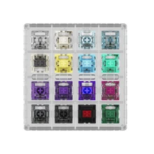 Akko X MonsGeek Acrylic 16-Key Switch Tester Linear/Tactile/Clicky/Silent  Switches - 16 square grid axis tester - View 8