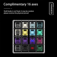 Akko X MonsGeek Acrylic 16-Key Switch Tester Linear/Tactile/Clicky/Silent  Switches - 16 square grid axis tester - View 5