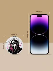 可摺疊口袋化妝鏡,1入組萬聖節骷髏頭圖案正方形兩面式緊湊化妝鏡,桌上鏡子,女性和女孩的便攜旅行鏡子,女人媽媽妻子姐妹青少女女友送禮和裝飾品