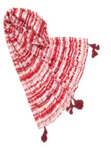 1 Miếng Đơn giản In Của phụ nữ Khăn quàng cổ , Mùa Thu /đông , Đúng mốt Khăn choàng Đối với bờ biển , Ngoài trời , Ấm áp Cái cổ Ấm áp hơn Đối với phụ nữ - Đỏ - Xem 3