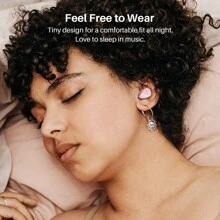 TOZO A1 Mini Wireless Earbuds Bluetooth 5.3 In Ear Light-Weight Headphones Built-In Microphone, IPX5 Waterproof, Immersive Premium Sound Long Distance Connection Headset With Charging Case