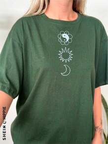 Camiseta Gostoso Demais - Verde - Frente e Costas - Verde Escuro - Visão 3