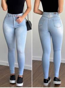 Women Jeans - Light Wash - View 3