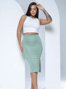 Women Two-piece Outfits - 綠色 - 查看 3