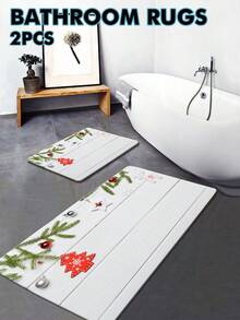 Thảm phòng tắm - trắng - Xem 3