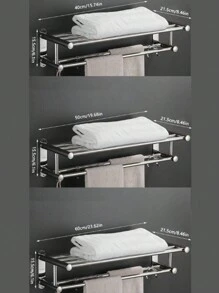 1 Stück Handtuchhalter mit Edelstahl