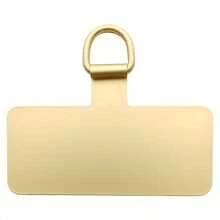 2 件通用手机挂绳贴片金属超薄手机带配件 - 金色 - 查看 4