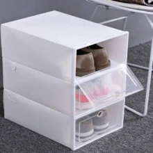 6 zapateras de plástico zapato moderno - Multicolor - Ver 3