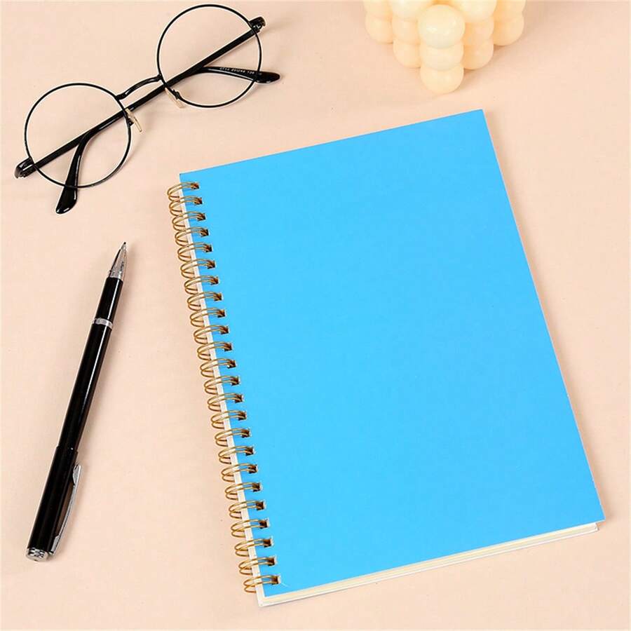 1pc A5 Office Notebook In Blue