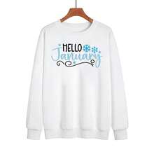 12個月份字母熱轉印貼片,熱轉印貼紙,適用於女裝、男裝、服裝、背心、t恤的熱轉印貼紙