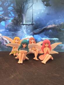 Juego De 4 Figuras De Hadas. - Multicolor - Ver 3