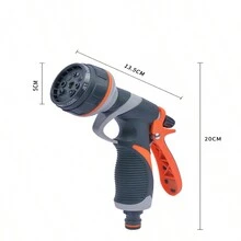 1支花園噴水器噴嘴,家庭園藝用噴水槍,適用於蔬菜、農業水管、庭院