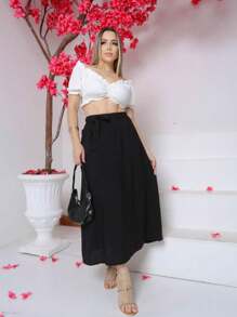 Women Skirts - Black - View 1