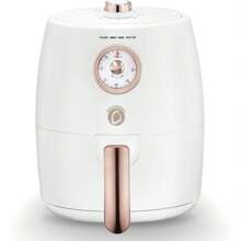 YONGSTYLE 2 Qt Air Fryer, Small Air Fryer For Convenience,  Design, Nonstick, Dishwasher-Safe Basket, White Air Fryer With Adjustable Temperature Control, 60 Minute Timer Mini Air Fryer, White. - 彩色 - 查看 1