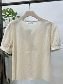 Women Blouses - Màu be - Xem 2