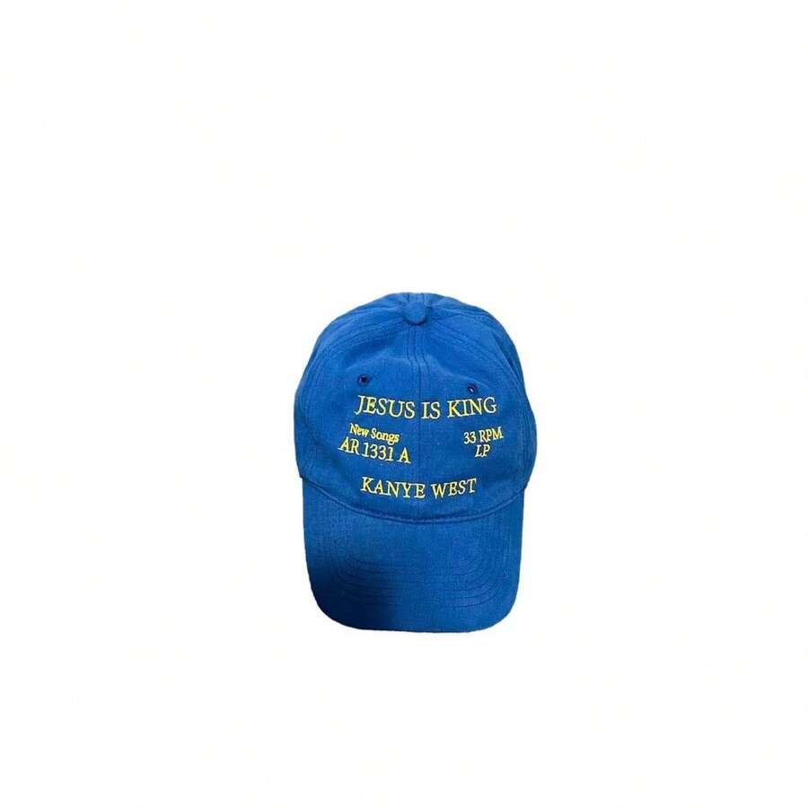 Gorra Kanyewest Jesus is king vinily - Azul - Ver 1