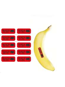 200pcs Rectal Use Only Stickers, Waterproof With Red Background, Reusable - Red - View 7