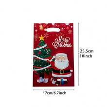 30pcs Đỏ  Ông già Noen Túi Quà tặng , Giáng sinh Theo chủ đề Sô cô la & Kẹo Dây Quấn Túi Đối với Sinh nhật Và Sum họp gia đình Món quà - Nhiều màu - Xem 2