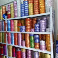 1pc Blue 2m Christmas Ribbon With Clear Butterfly & Star Pattern, Decoration For Christmas Tree And Gift Packaging - Blue - View 7