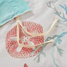 6pc Pebble Beach Sateen Duvet Cover Set - 珊瑚 - 查看 6