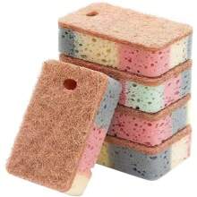 Wood Pulp Kitchen Dishwashing Cleaning Sponge - Multicolor - View 1