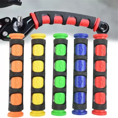 2 Pcs Bike Brake SleeveSilicone Handle Bar Protective Cover Mountain Road Bicycle Brake Lever Handle Protector Soft Anti-Slip Brake Handle Sleeve Motorcycle Bicycle Protection Cover