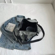 1PC大容量旅行包健身包便攜式輕便防水行李包出差旅行候車包收納行李包孕婦包媽咪包