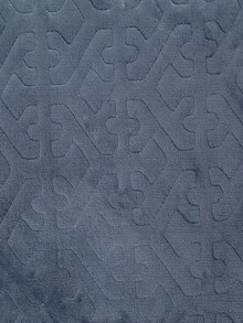 Double Bedspread Quilt With Brief, Straight Edge 2.00x2.30 - 霧霾藍 - View 6