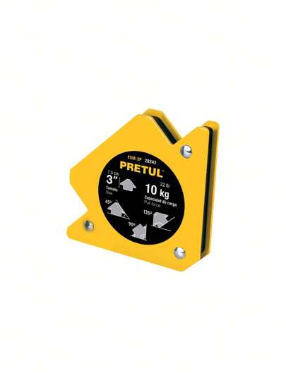 Escuadra magnética 3' para soldar, capacidad 10 kg, Pretul ESM-3P 28242