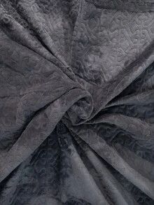 Double Bedspread Quilt With Brief, Straight Edge 2.00x2.30 - Black - View 4