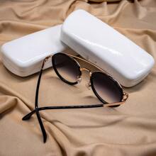 Kit com 2 Óculos de Sol Escuro Feminino Gatinho Redondo Verão Doha