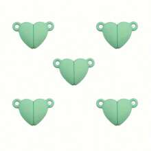 5 Men răng Hình trái tim Móc cài nam châm & 1 đôi Cặp đôi Vòng tay Với Từ tính Vật rủ xuống Phụ kiện trang sức DIY - 5 cặp - Xem 11