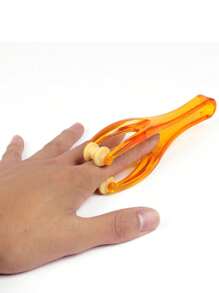 1pc Finger Massage Roller,School,Back To School,Travel,Travel Essentials,Home Essentials,Spa,Massage Tool,Massage,Massager,Spa - Yellow - View 9