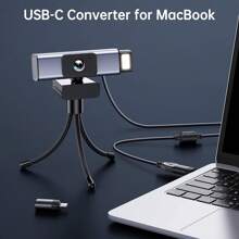 Webcam Gusgu G940 Full Hd 1080p Con Sensor, Micrófono Y Obturador De Privacidad, Webcam Usb Plug And Play Para Escritorio, Pc, Portátil, Conferencia De Video De Transmisión - Gris Oscuro - Ver 7