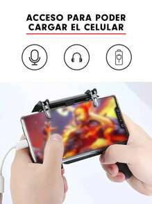 IMPORTEEK Control Soporte Universal Celular Gamepad Gatillos Joystick - Multicolor - Ver 5