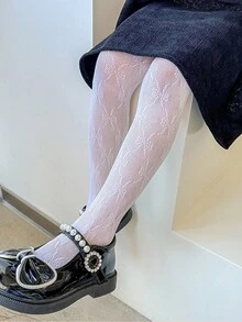 Quần tất cho trẻ sơ sinh & trẻ em - trắng - Xem 3