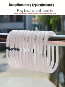 1pc Cartoon Cat Shower Curtain With Flower-Printed Showerheads Design,Waterproof And Mildew Resistant Used As Bathroom Partition Or Bathtub Shelter Home Bathroom Decor Fall Decor Bathroom Accessories Back To School