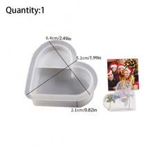 1pc Clear Glue Crystal Cloud Shaped Silicone Mold For Diy Resin Crafts Card Holder/photo Display Stand