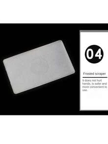 1套指甲藝術矽膠印章,刮刀和模板,美甲印章轉印工具