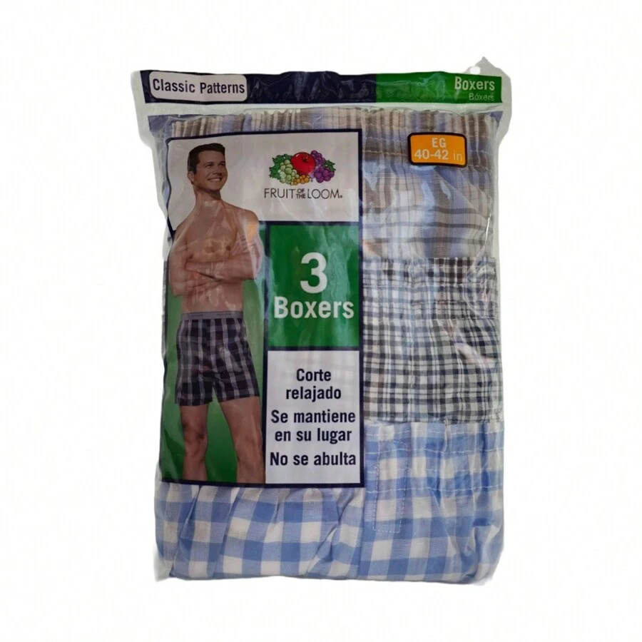 Men's Boxer Pack Of 3 Fruit Of The Loom Model 535M - Multicolor - View 1