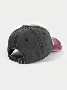 1pc Unisex Washed Brooklyn 1947 Baseball Cap Suitable For Outdoor Use - Multicolor - View 3
