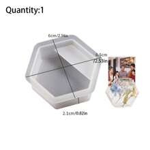 1pc Clear Glue Crystal Cloud Shaped Silicone Mold For Diy Resin Crafts Card Holder/photo Display Stand