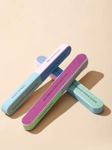 1pc Multi-surfaced Nail File Set Polishing Sponge Sanding Strips For Perfect Nail Art And Polish Removal - Color random 1PC - View 4