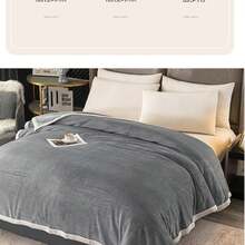 2 piezas Cobija Matrimonial Suave Polar Calientita Muchos Colores - Gris - Ver 2